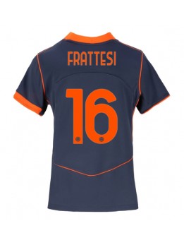 Billige Inter Milan Davide Frattesi #16 Tredjedrakt Dame 2025-26 Kortermet